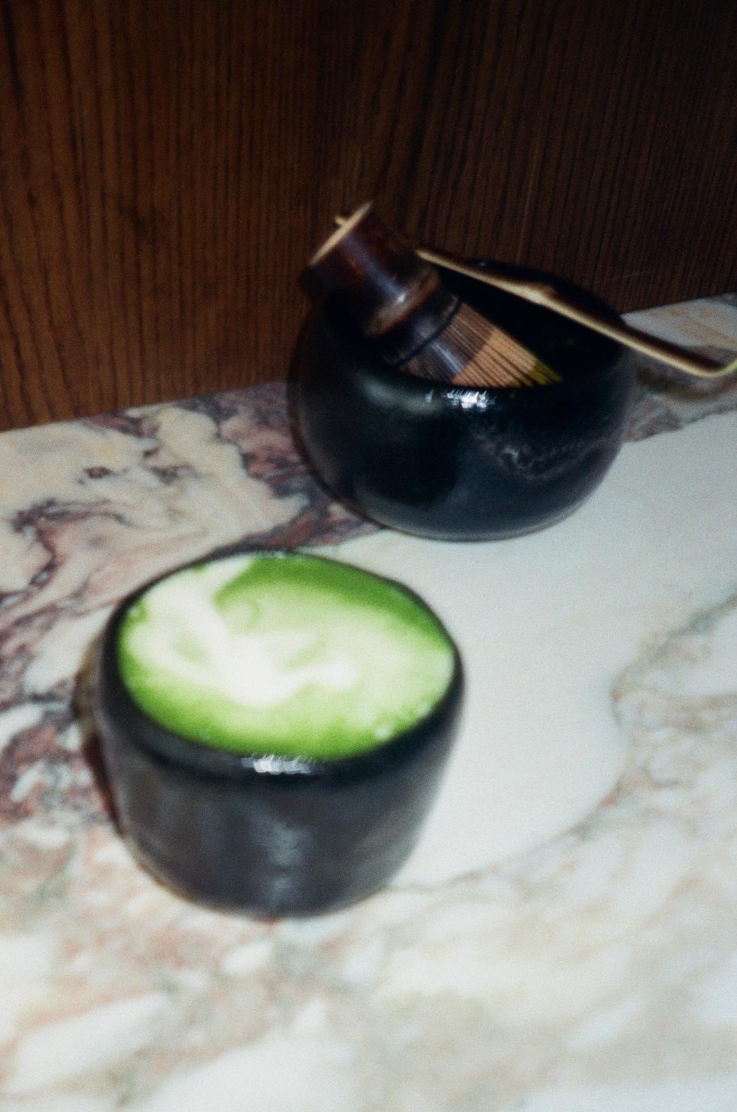 Raku Matcha Schale groß | Katsura-gama Kyoto